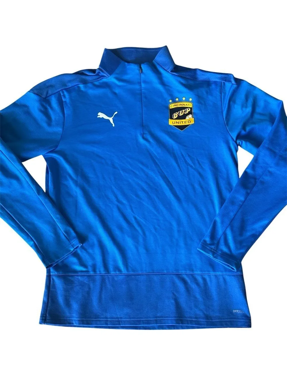 Rare! Puma Team Goal 23 Cincinnati United Quarter-Zip Training Top!